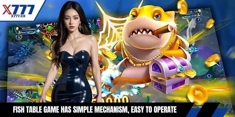Fish table games has simple mechanism, easy to operate