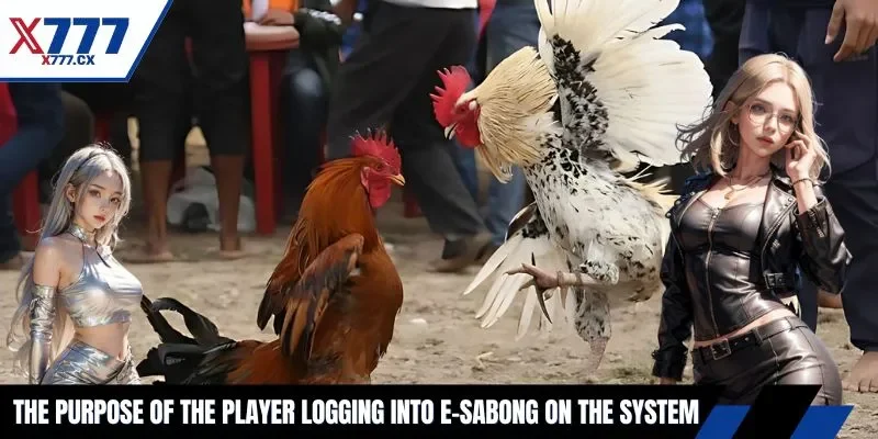 The purpose of the player e-sabong loginon the system