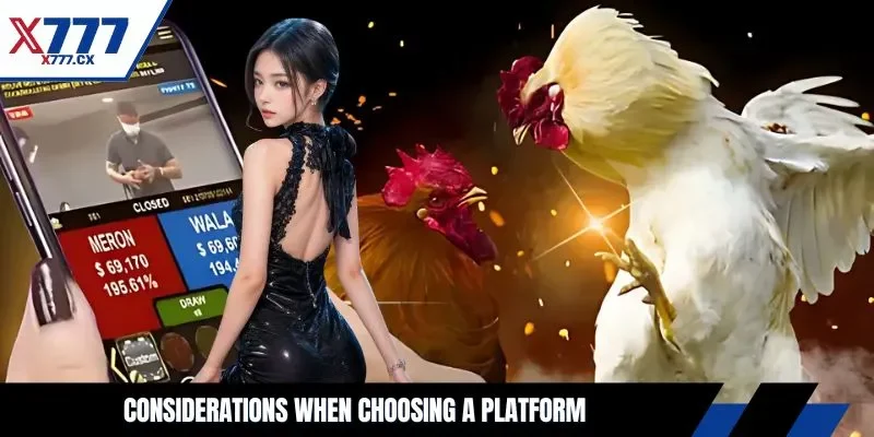 Considerations when choosing a platform